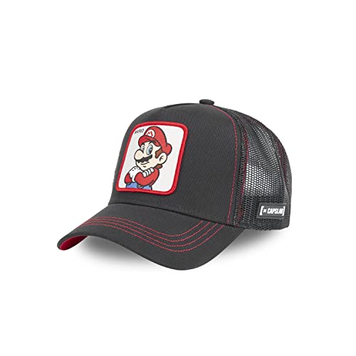 [ X ] Capslab Męska i damska czapka Taz, Trucker Looney Tunes, oryginalna i autentyczna czapka, czarny, 31