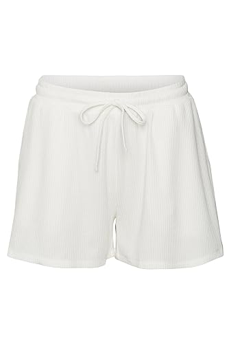 VERO MODA Damskie szorty VMEMMA Noos, śnieżnobiałe, rozmiar XL, Snow White, XL