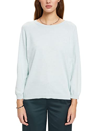 ESPRIT Collection sweter z rękawami nietoperza, Light Aqua Green, M