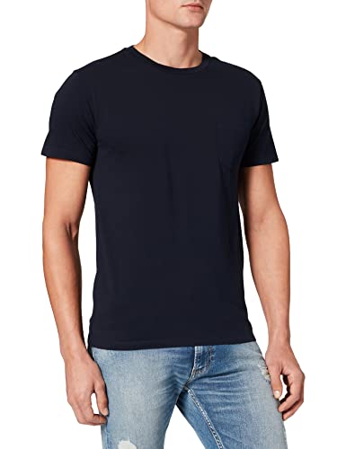Replay T-shirt męski, 087 niebieski, S