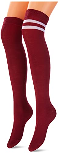 Urban Classics Skarpety damskie, burgundy, 35-38 EU