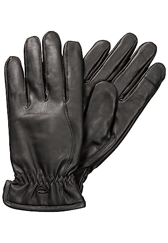 camel active Męskie rękawiczki skórzane z funkcją Screen-Tab, asfaltowy, XL