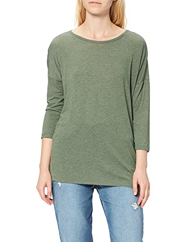 VERO MODA Damska koszulka z długim rękawem, Laurel Wreath/Szczegóły: melanż, XL