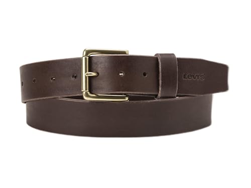 Pasek męski Levi's Heritage Belt, Ciemny brąz, 105