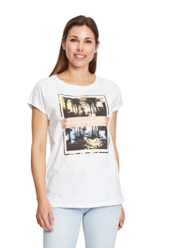 Cartoon Bluza damska, biały/miedziany, 38
