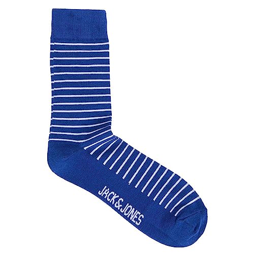 JACK & JONES Jackay Stripe Noos skarpety męskie, Nautical Blue, rozmiar uniwersalny