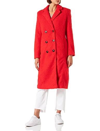 ONLY Women's ONLPIPER Coat CC OTW kurtka damska, czerwony alarm, S