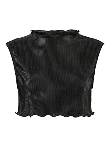 ONLY Onlnishe Sl Cropped Cs JRS Top damski, czarny, L