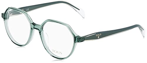TOUS VTOB56 okulary, przezroczyste zielone, 51 damskie, Przezroczysty zielony, 51