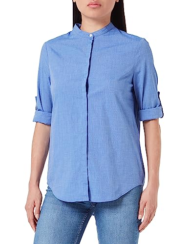 BOSS Damska bluzka koszulowa C_Befelize, Open Blue463, 36