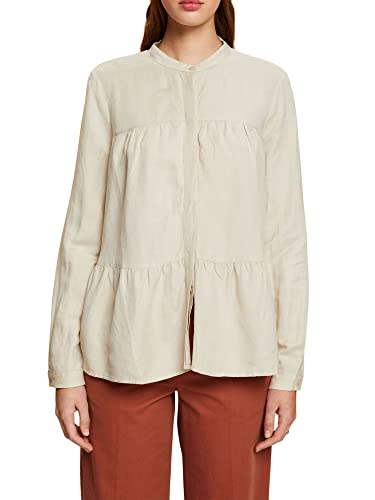 ESPRIT Damska 033EE1F303 bluzka, 260/LIGHT taupe, S, 260/Light Taupe, S