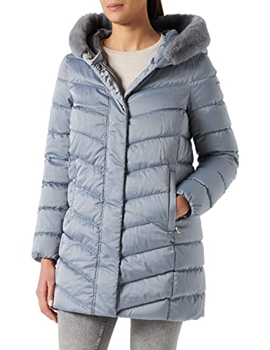 Geox Damski płaszcz w stylu Chloo, Cold Griffin, 38