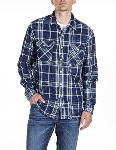 Replay Koszula męska, 10 wielokolorowych, XS