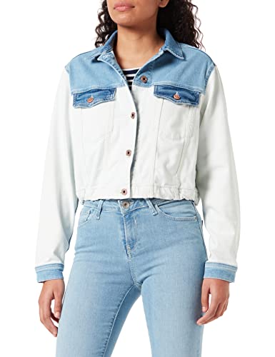 Pepe Jeans Damska kurtka Tiffany Blend, Biały (denim), XL