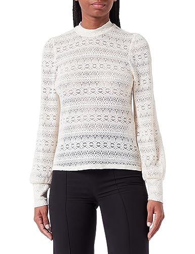 Vila VICHIKKA HIGH Neck L/S TOP, brzoza, XL