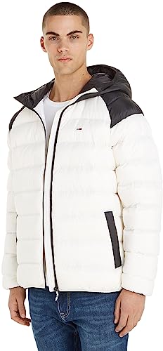 Tommy Jeans Męska kurtka puchowa TJM Clbk Light, biały, L