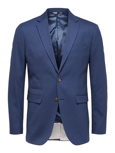 SELETED HOMME Męska marynarka SLHSLIM-Neil BLZ B NOOS, niebieska, 52, niebieski, 52