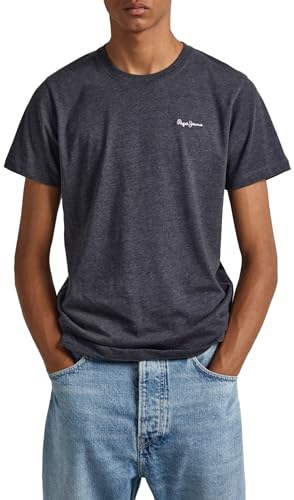 Pepe Jeans Koszulka męska Nouvel, Niebieski (Dulwich), XS