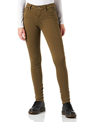 REPLAY Luzien Hyperflex Colour Xlite Dżinsy Damskie, Zielony (Army Green 238), 25W / 30L