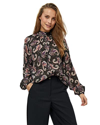 Peppercorn Bluzka damska Hensley Curve, 9000p Czarny Pr, L