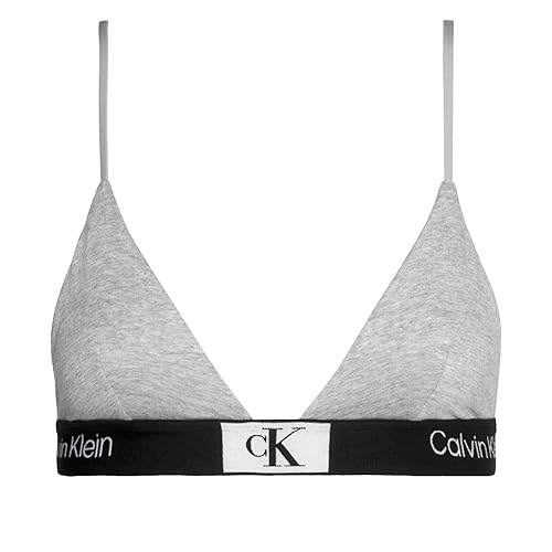 Calvin Klein Damski biustonosz trójkątny bez podszewki, szary, S