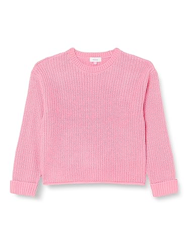 Bestseller A/S Damski sweter Vmsayla Fold Ls O-NCK Girl Noos sweter dzianinowy, Sachet Pink, 42-44