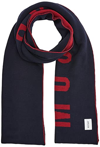 MUSTANG Męski szalik Felix, Sky Captain 5323, jeden rozmiar