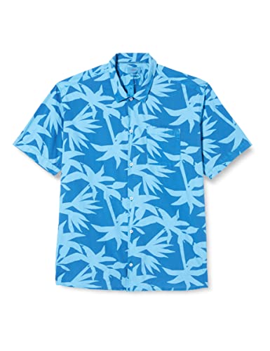 s.Oliver Męska koszula z krótkim rękawem, Niebieski 54a2, 4XL