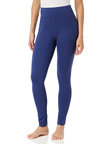 People Tree Damskie legginsy z kieszeniami do jogi, Niebieski indygo, 40