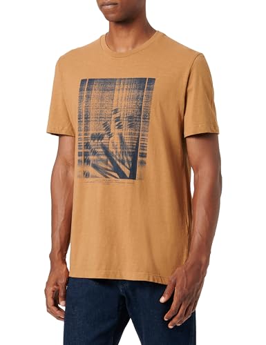 s.Oliver T-shirt męski z krótkim rękawem, brązowy, XXL