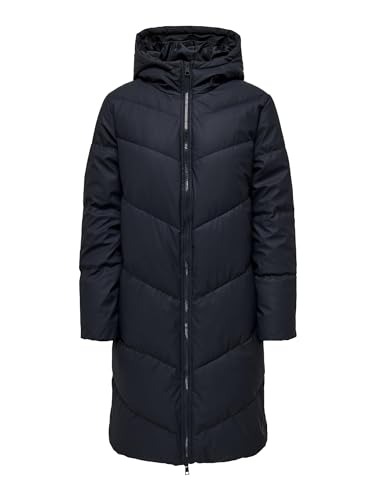 JdY Damski płaszcz pikowany JDYULRIKKA Water REP Puffa OTW NOOS, Sky Captain, L, sky captain, L