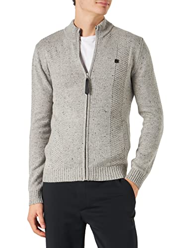 Kaporal Sweter męski-Model SMAEL-Medium Grey Mel-Rozmiar XL, S