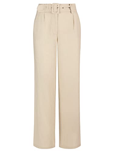 Mint & Mia Damskie spodnie (efekt/dzianinowe), Sand, 40