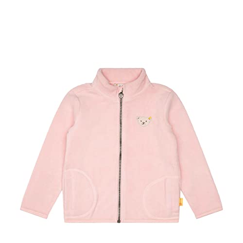 Steiff Dziecięca kurtka polarowa bez kaptura, uniseks, Silver Pink, 122