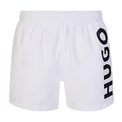 HUGO Męskie szorty kąpielowe ABAS Open White110, L, Open White110, L
