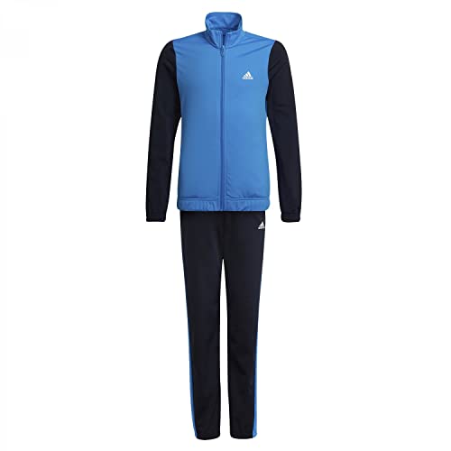 adidas Dziewczęcy G TR TS dres dresowy, top: jasnoniebieski/biały spod: legenda atrament F17/biały, 5-6A