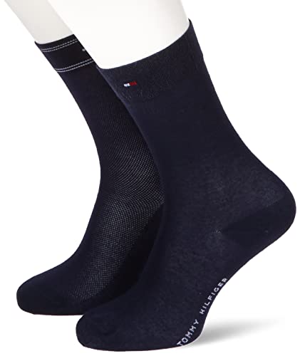 Tommy Hilfiger Damskie skarpety Tencel Mesh Classic Sock, grantowy, 39-42 EU