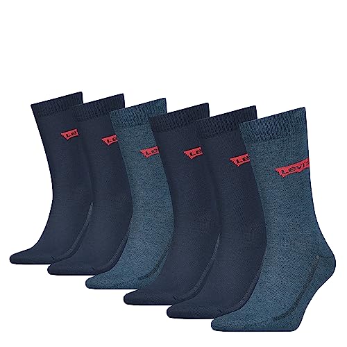 Levi's Skarpety CLSSC Unisex (6 sztuk), Denim, 43-46 EU