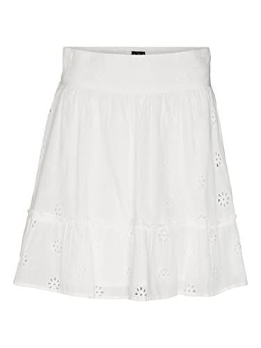 VERO MODA Damska spódnica Vmmaja Hw Skirt WVN, Snow White, M
