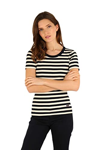 Armor Lux Hillion Sweter Damski, Wielobarwny (Rich Navy/Nature Bi5), Large (Taglia unica: 3)