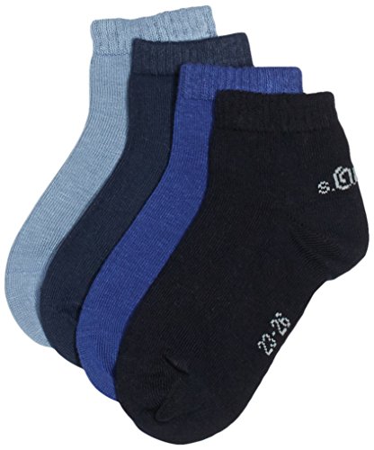 s.Oliver Skarpety chłopięce do sneakersów, Niebieski (Blue 30), 23-26