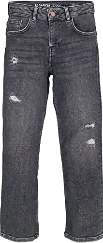 Garcia Kids Jeansy dziewczęce, Grey Destroy, 134 cm