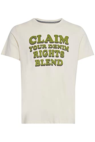 Blend Męski T-shirt 20714544, 120804/Cloud Cream, XXL