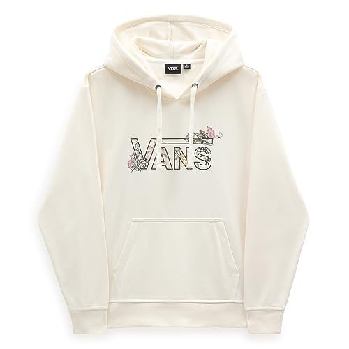 Vans Damska bluza z kapturem The Garden Hoodie, antyczna biel, XL, Antyczna biel, XL