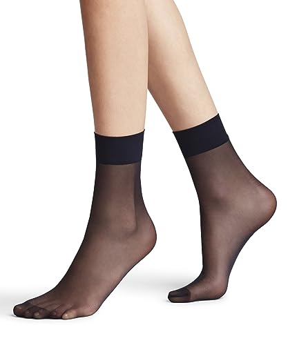 FALKE Kobiety Skarpety Pure Matt 20 DEN W SO 20 Den Przezroczyste Trwałe przezroczyste jednokolorowe 1 Para, Niebieski (Marine 6179), 39-42