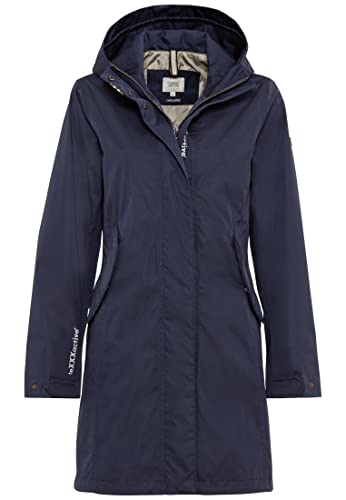 Camel Active Womenswear Damski płaszcz 310554/1F37 Coat, niebieski (Night Blue), 38 (DE), niebieski (Night Blue)