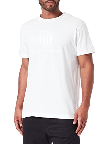 GANT T-shirt męski, Eggshell, XL