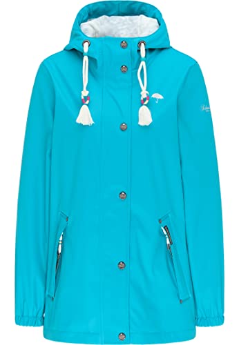 Schmuddelwedda Kurtka przeciwdeszczowa damska 34312311, turkusowy, L