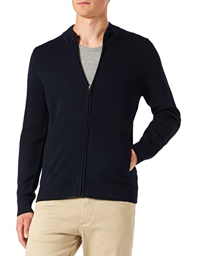 Maerz Męska kurtka z dzianiny z zamkiem błyskawicznym, grantowy, 58 PL