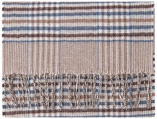 Hackett London Męski szalik POW, brązowy (brązowy), jeden rozmiar, Brązowy (brązowy), Rozmiar uniwersalny